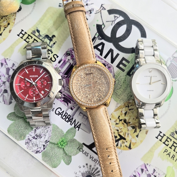 Accessories - Gold and Silver Watch Trio (3 watches)